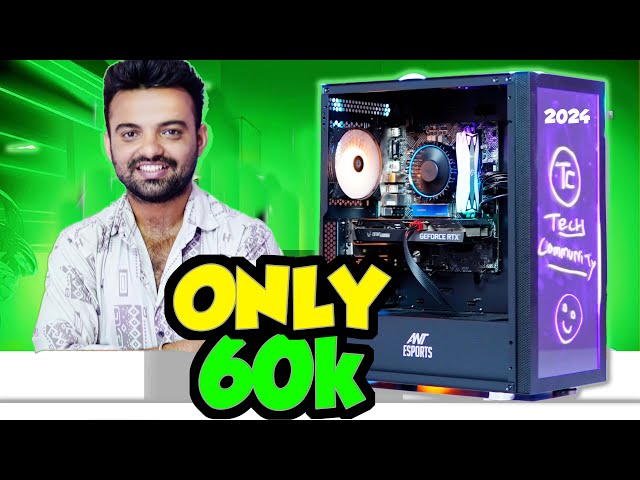 60000 Rs Full Paisa Vasool Gaming Pc Build ~ Gaming Pc Under 60k | 2024