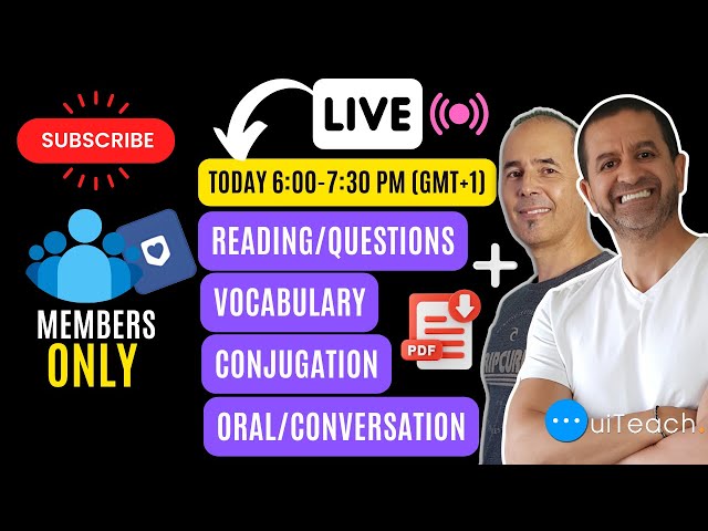 🇫🇷 Welcome to the weekly live session to learn French with Moh & Alain! 🇫🇷