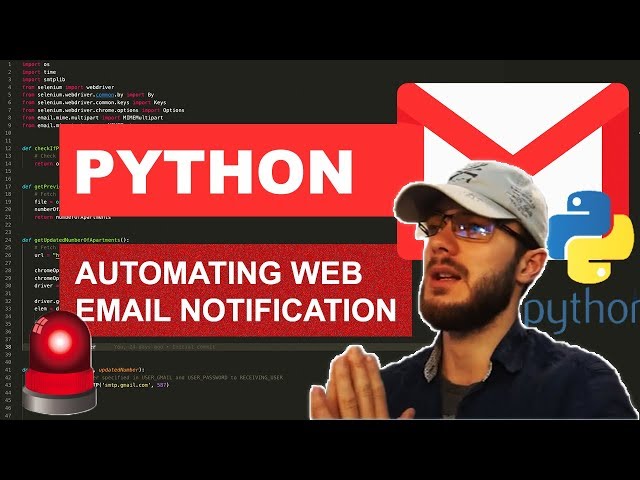 Automating Email Notifications Selenium Webdriver | Python Tutorial