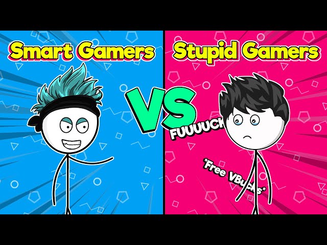 Smart Gamers VS Stupid Gamers (ft. Sapro Gaming)