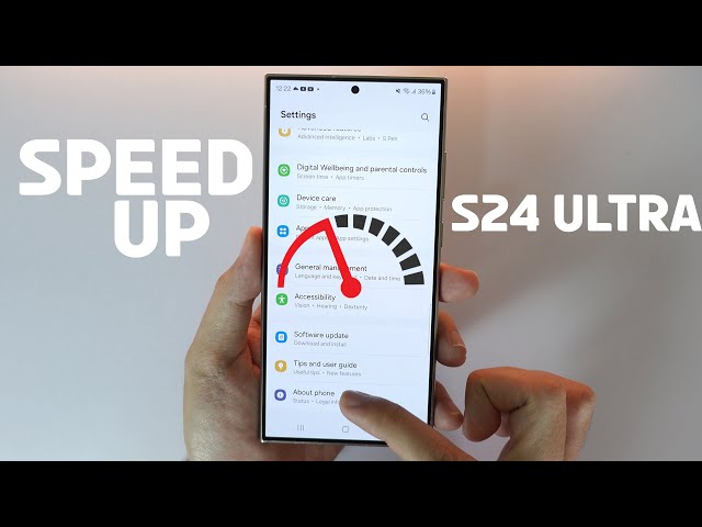 How to Speed Up Galaxy S24 Ultra PRETTY FAST