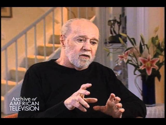 George Carlin on why "It's important not to give a shit" - EMMYTVLEGENDS.ORG