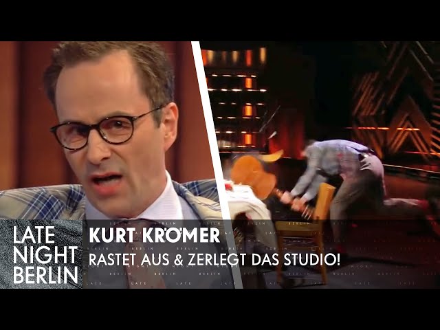 Kurt Krömer rastet aus und zerlegt das Studio! | Late Night Berlin | ProSieben