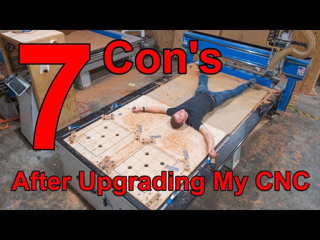 7 Drawbacks of Upgrading To A Commercial CNC | Hobbyist to Large CNC Router