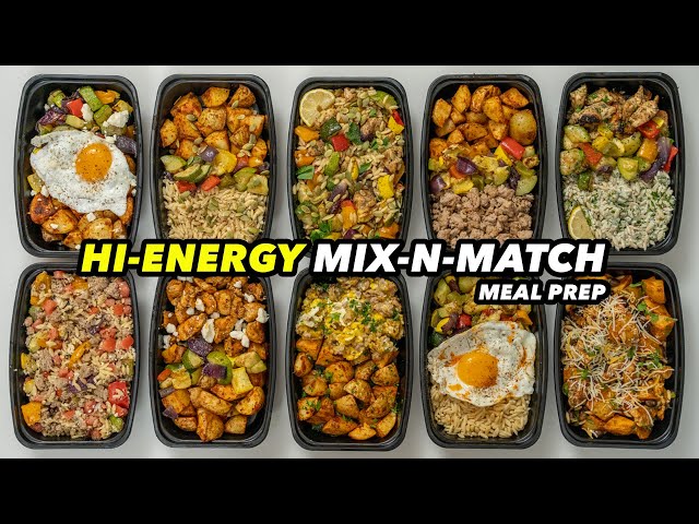 Hi Energy Mix & Match Meal Plan for Hard Gainers and Endurance