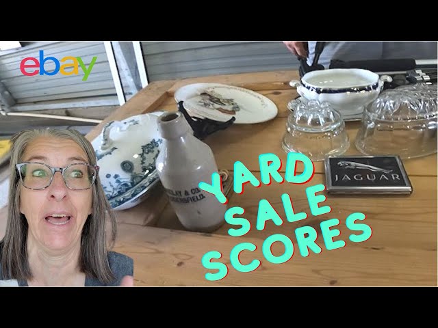 We Found Real Antiques at This Yard Sale - Thrift With Me