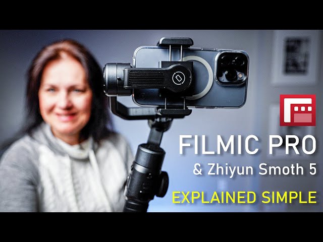 How to use FILMIC PRO with ZHIYUN SMOOTH 5 smartphone gimbal | EXPLAINED SIMPLE tutorial
