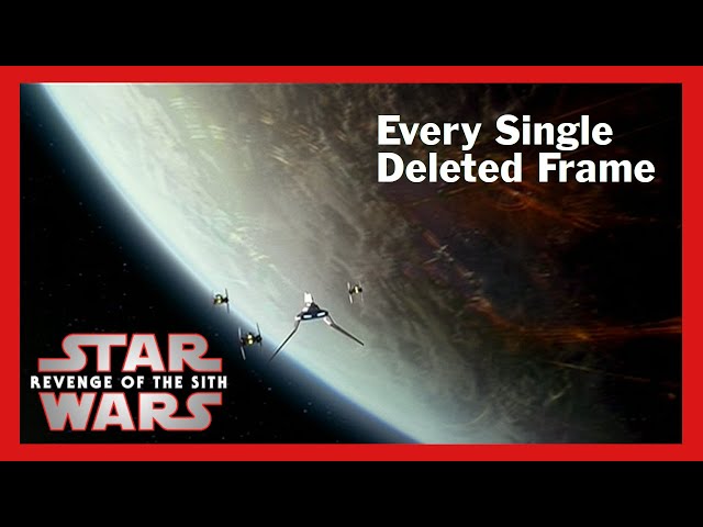 Every Single Deleted Frame From Revenge of the Sith With (Mostly) Finished VFX - More in Description