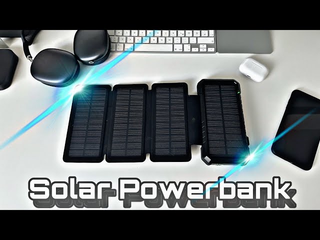 GOODaaa Solar Powerbank 26.800mAh • 4 Solar Panels • Wireless Charging • Review | „DaLaMo“