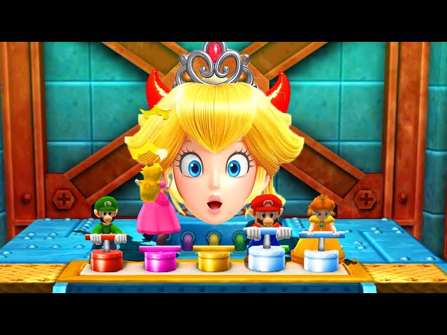 Mario Party Series - Peach All Win Minigames (Master Difficulty)