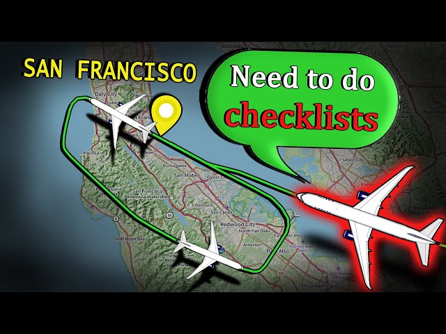 LANDING GEAR ISSUES | Delta B767 Emergency Landing at San Francisco