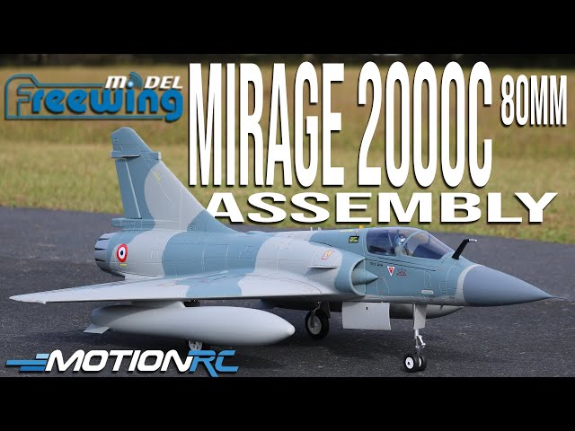 Freewing Mirage 2000C New Paint Scheme 80mm EDF Jet Assembly  | Motion RC
