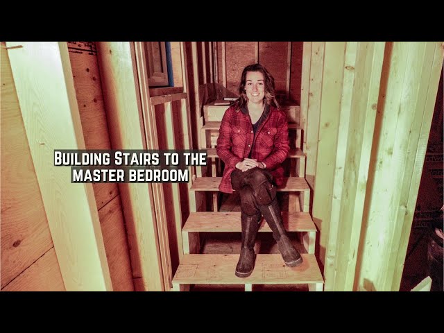 Falling Dangerous Trees and Building Stairs | Building An Off Grid Home