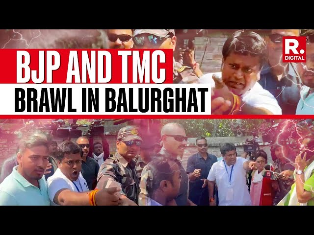 BJP vs TMC Fight Heats Up In Bengal As Sukanta Majumdar, TMC Worker Get Caught In Ugly Verbal Spat