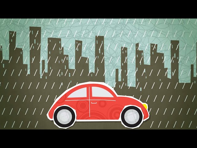 Rain Sounds on Car ☔ White Noise for Sleep 10 Hours