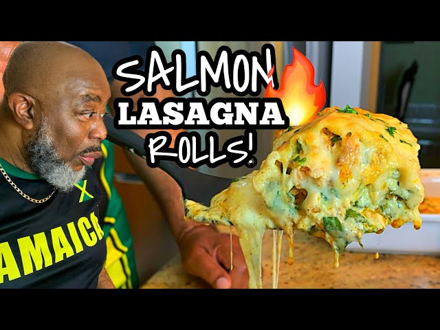 How to make Salmon Lasagna Rolls! (EASY & CREAMY!) | Deddy's Kitchen