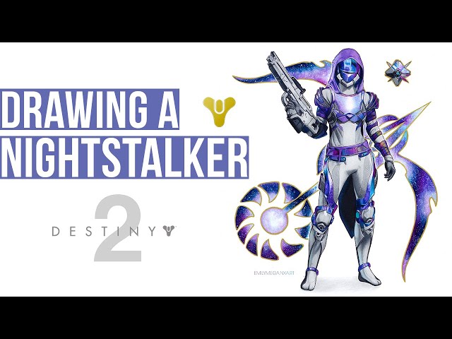 Drawing A Female Nightstalker Hunter | DESTINY 2