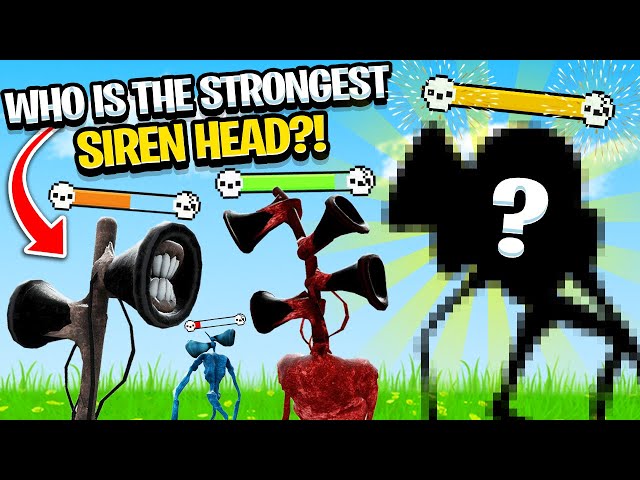 WHO IS THE STRONGEST... SIREN HEAD?! (Garry's Mod Sandbox) | JustJoeKing
