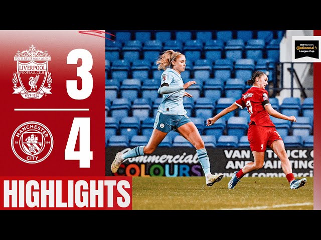HIGHLIGHTS: SEVEN goals, Chloe Kelly double & Mia Enderby worldie! | Liverpool FC Women 3-4 Man City