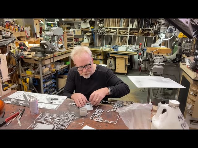 Adam Savage in Real Time: Snowspeeder Kit Assembly, Part 2