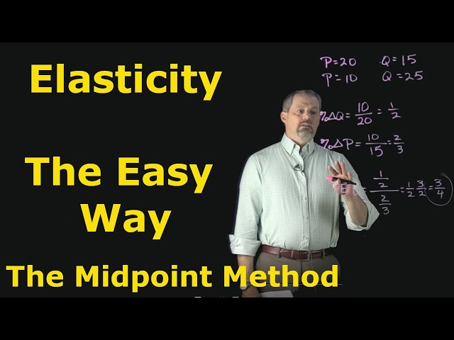 Elasticity - How to Calculate it the Easy Way - Principles of Economics
