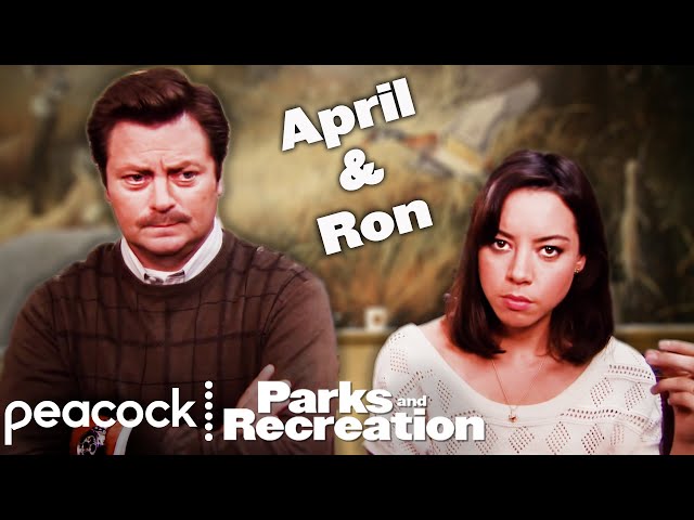 April and Ron: The Student and Master | Parks and Recreation