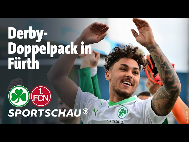 Greuther Fürth - 1. FC Nürnberg Highlights 2. Bundesliga, 23. Spieltag | Sportschau