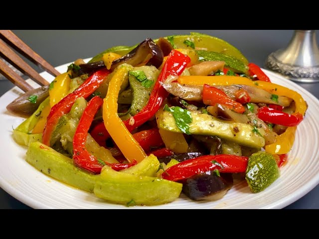The most delicious vegetables baked in the oven! magic recipe! Healthy and easy!👍