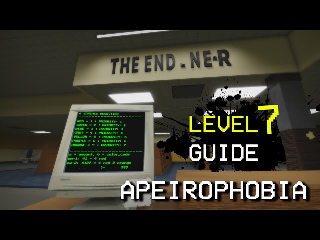 Roblox Apeirophobia Level 7 Guide
