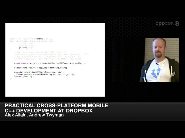 CppCon 2014: Alex Allain & Andrew Twyman "Practical Cross-Platform Mobile C++ Development"