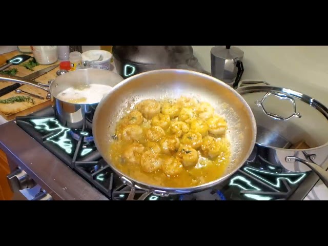 Garlic Shrimp Fettuccine Alfredo In Under 30 Minutes