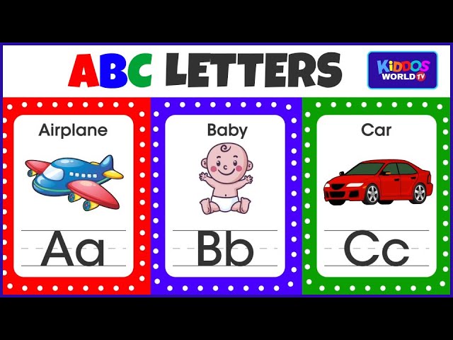 Learning the Letters of the English Alphabet by Showing Illustrations and Videos