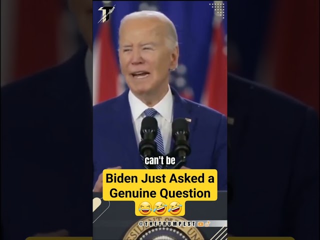 Biden Just Asked a Genuine Question 😂🤣🤣