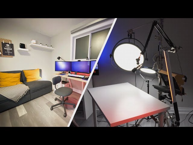 Turning a ROOM into a YOUTUBE STUDIO and GAMING ROOM // 2021 Tour