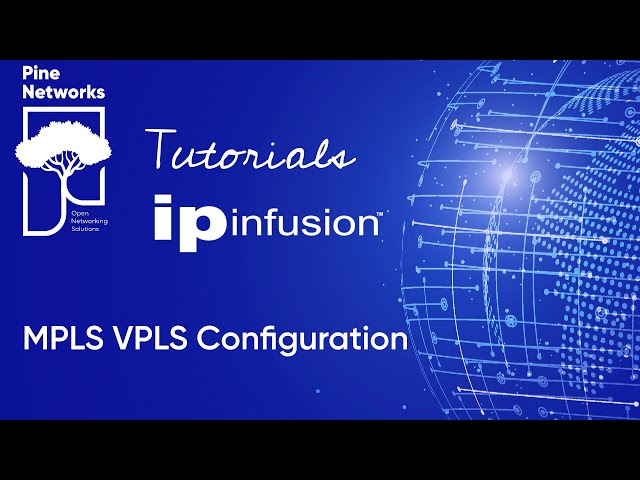IP Infusion OcNOS Tutorial 11 - VPLS configuration