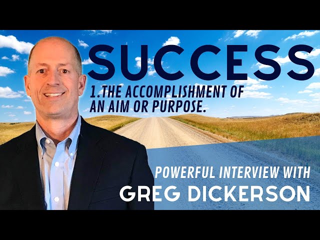 Taking On Dirt Roads Of SUCCESS | Greg Dickerson(MUST WATCH)