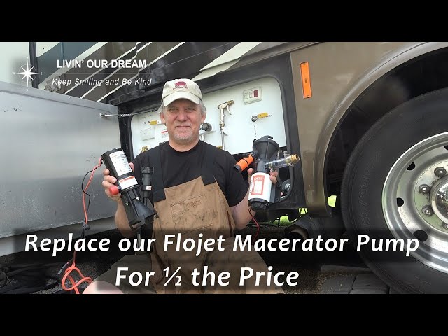 We Replaced our FloJet RV Macerator Pump  for 1/2 the price.