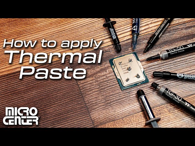 How to Apply Thermal Paste | What's the best way?