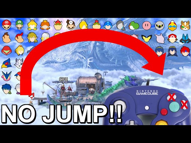 Who Can Make It? No Jump Cloud Sea of Alrest Challenge - Super Smash Bros. Ultimate