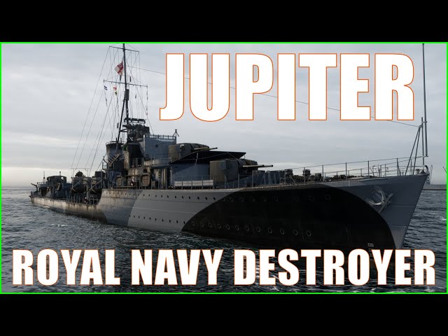 Jupiter 42 Royal Navy British Destroyers World of Warships Wows DD