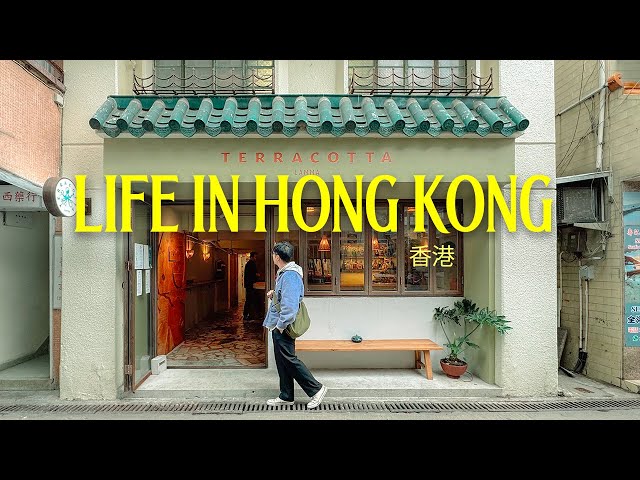 hong kong vlog | a day on lamma, forest teahouse, night at museum