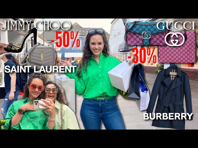 BICESTER VILLAGE Luxury Shopping Vlog 2022 ft. YSL, Fendi, Dior etc.