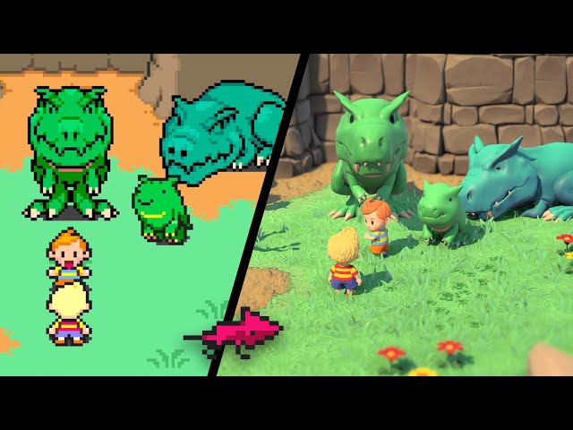 MOTHER 3 (GBA) vs. MOTHER 3: Tribute - Comparison