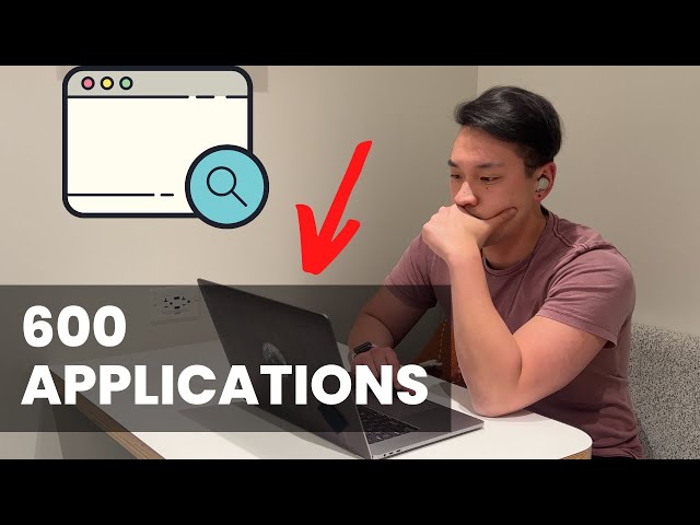 It took me 600 applications to get my first job