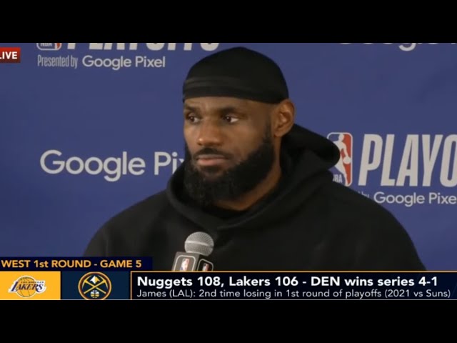 POST GAME: LEBRON JAMES SPEAKS OUT: "I'M CONSIDERING RETIREMENT!" FOLLOWING LAKERS' PLAYOFF EXIT