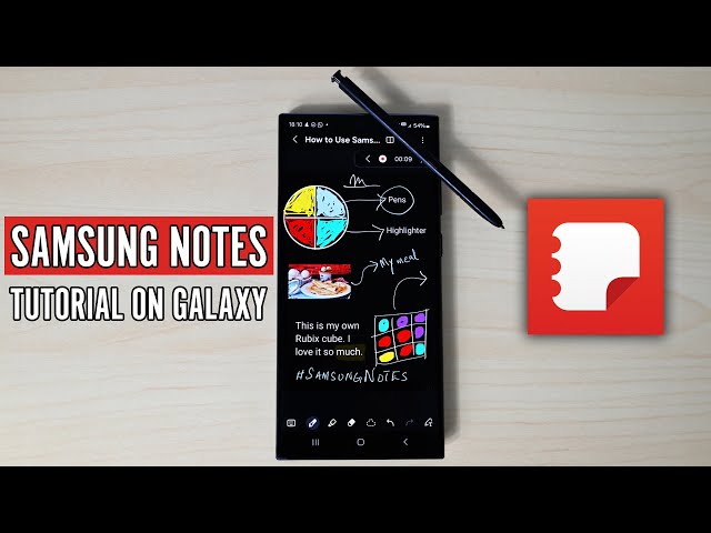 Samsung Notes App Tutorial on Galaxy Phone - Complete Tutorial 2024