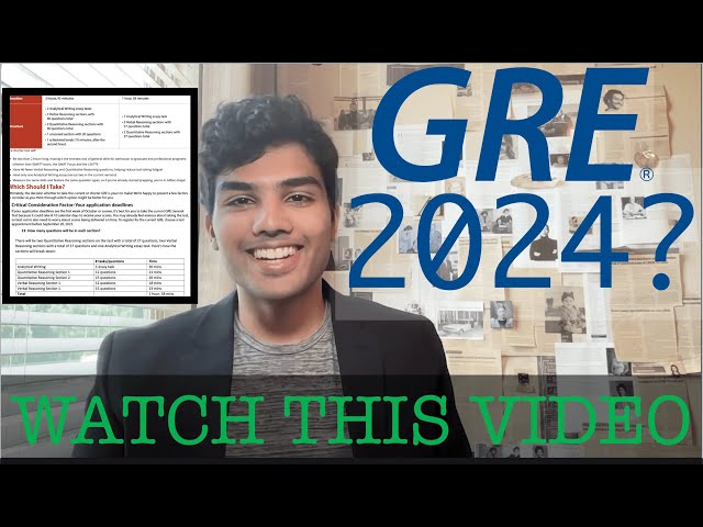 They CHANGED the GRE!!! | What You Need to Know