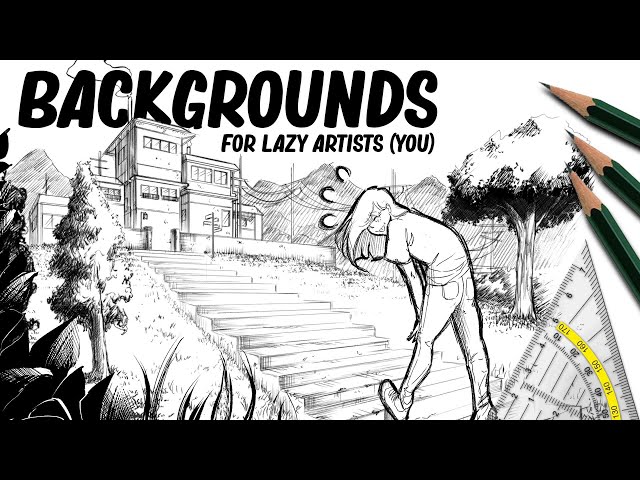 How to draw Backgrounds | Tutorial | DrawlikeaSir