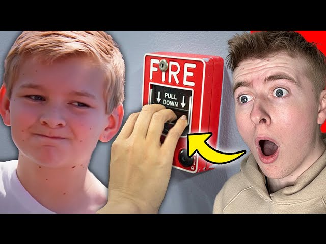 Kid PULLS FIRE ALARM To Get Out Of A Test!