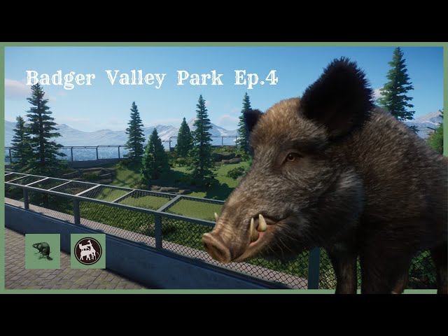 Wild Boar Habitat | Badger Valley Park | Planet Zoo | Speed Build | Ep.4